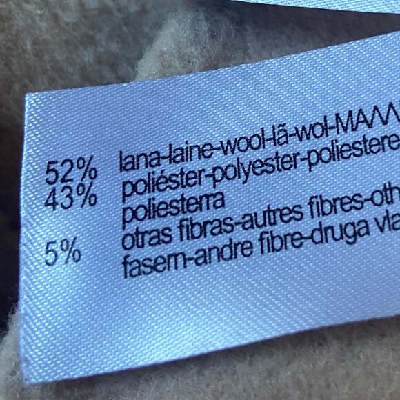 Zara Beige Button-Up Coat - Picture 6 of 6